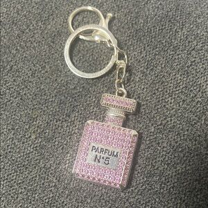 Pink Parfum No. 5 Keychain